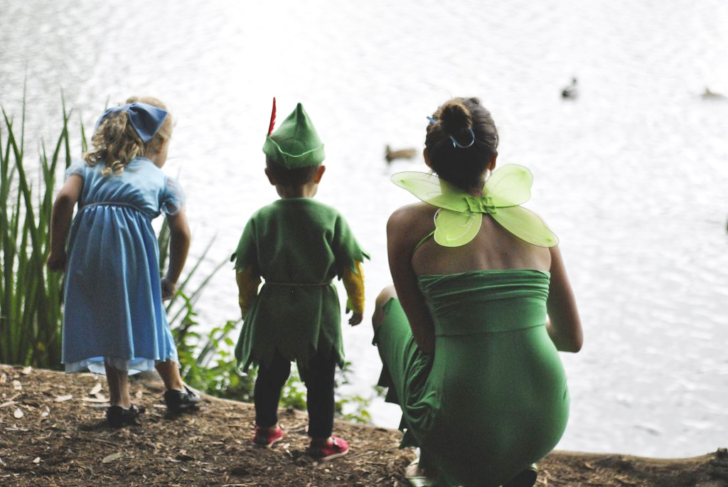 Tinkerbell with Wendy and Peter Pan Halloween