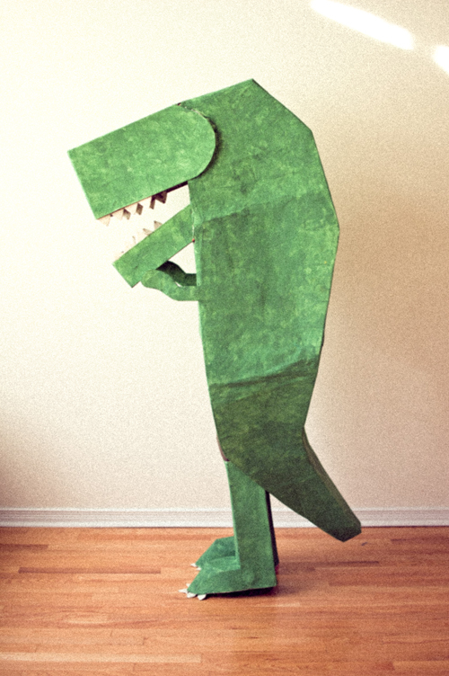 dinosaur costume handmade DIY
