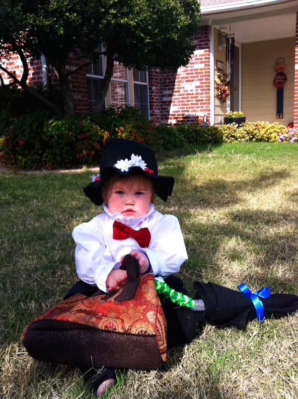 mary poppins baby halloween costume
