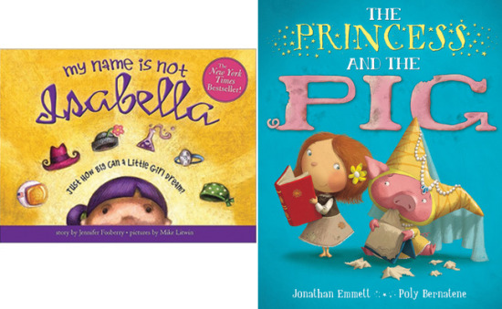 alternative to princess book - isabella and princess and pig