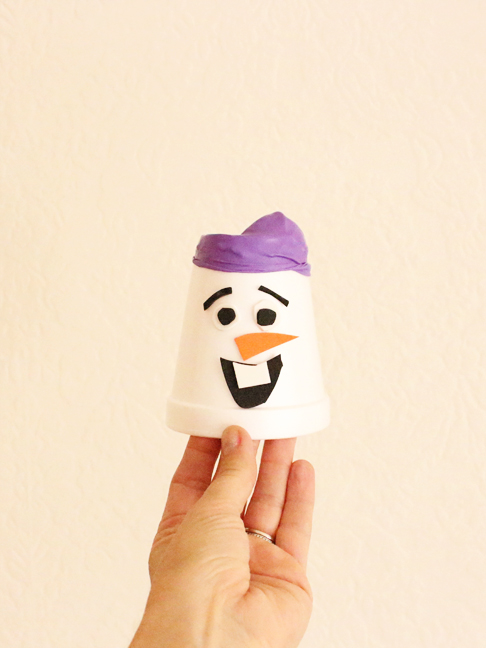 Olaf DIY party idea for Frozen birthday