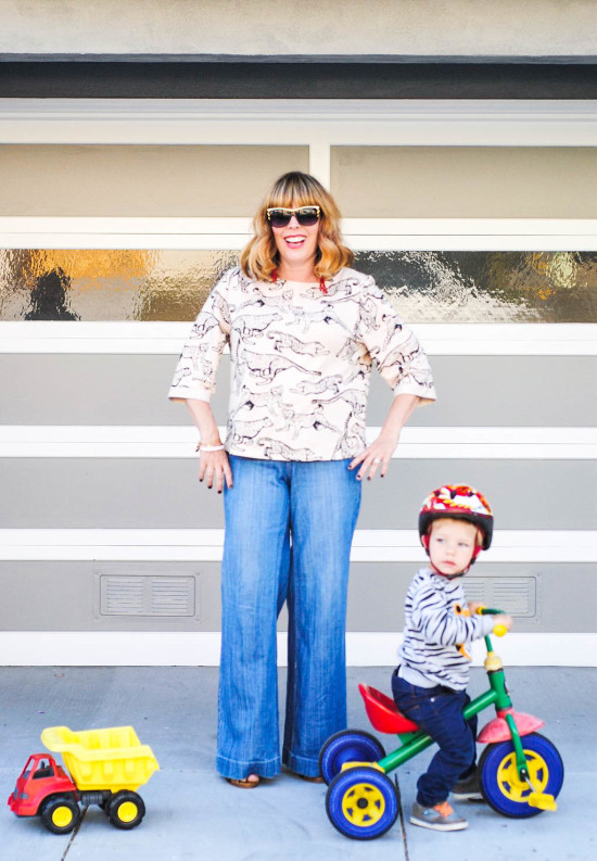 easy mom fashion with wide leg pants and cheetah sweatshirt - Fabulistas-3