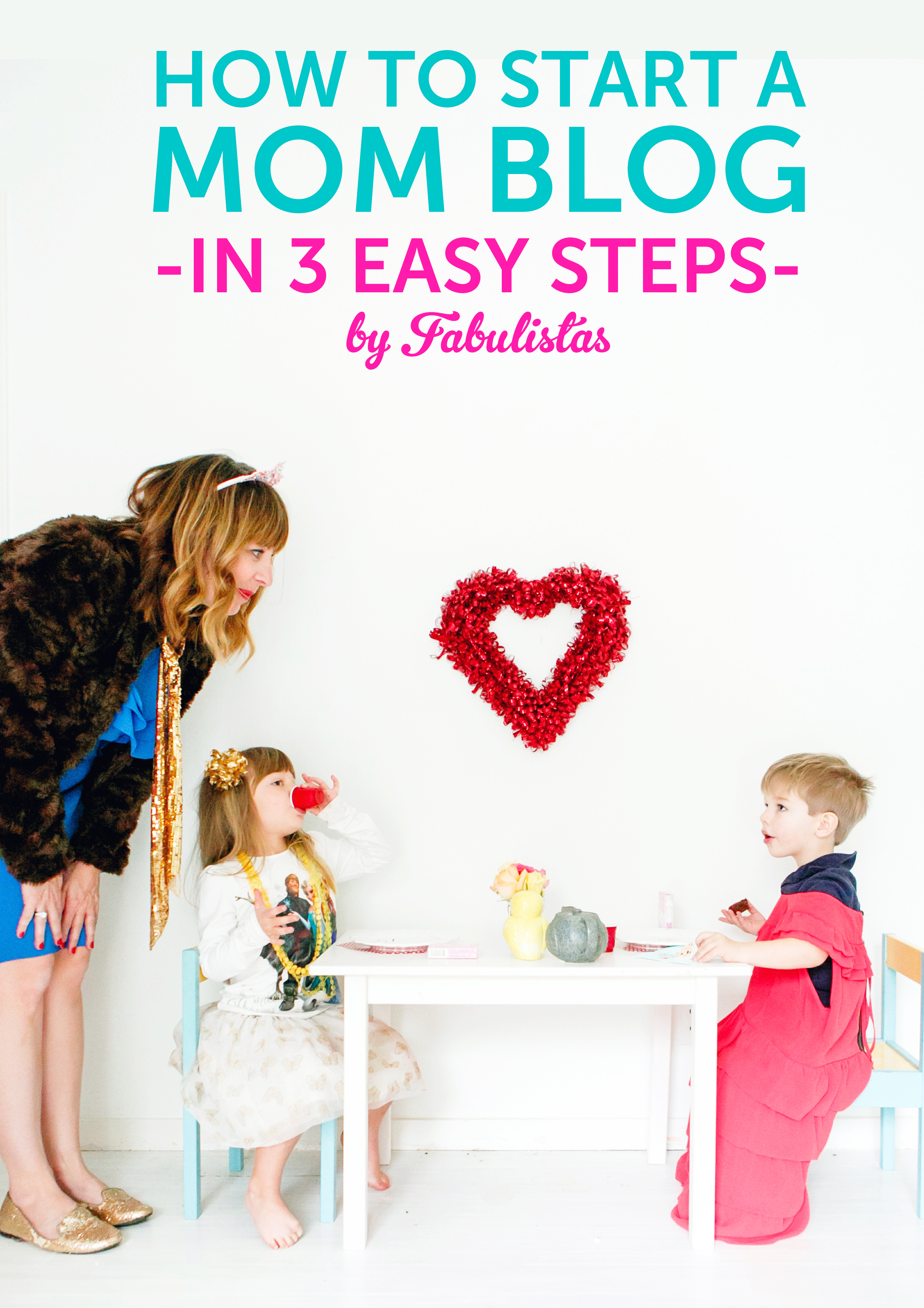 how to start a mom blog in three easy steps