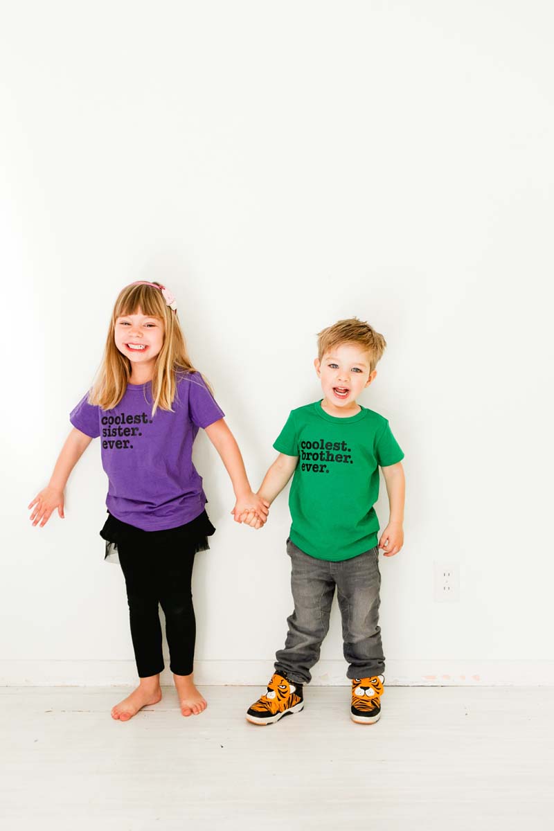 brother and sister tshirts for gift idea - Fabulistas