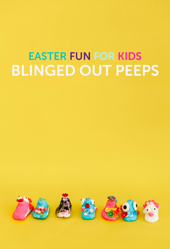 easy fun with kids - blinged peeps - Fabulistas